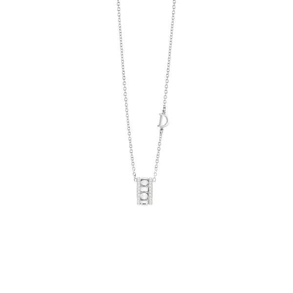 Belle Époque Reel White Gold and Diamonds Necklace, 5.7mm